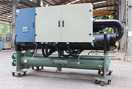 檢測出廠冷水機，恒星嚴格遵守產品標準