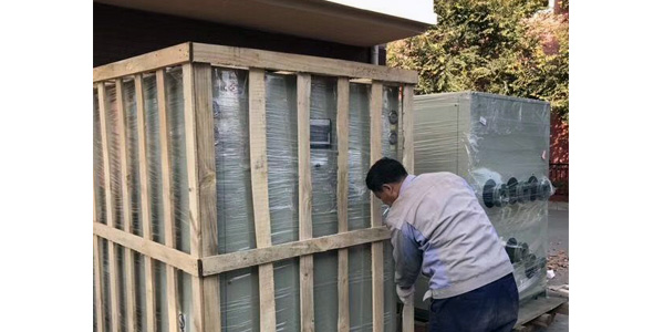 渦旋式水源熱泵機組廠家完成測試，用戶安裝簡便